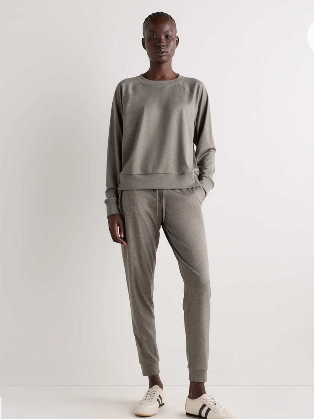 Quince FlowKnit Jogger Pants Size Large Athleisure Loungewear